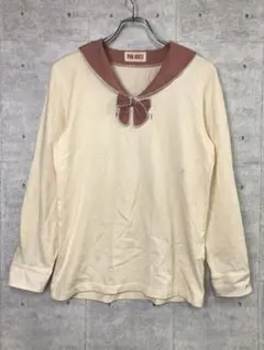 PINK HOUSE レトロ ガーリー古着 セーラーカラー 長袖トップスのサムネイル