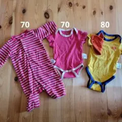 THE NORTH FACE ノースフェイス ロンパース 70 80 セット