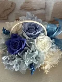 3時間オークション⭐️グラデ薔薇丸ごと1輪♥️ぷっくりハートビジュー
