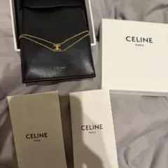 CELINE セリーヌトリオンフネックレス ゴールド