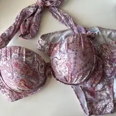 ペイズリー柄 セパレート水着 9EF