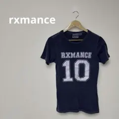 【USA製】rxmance ロマンス ナンバリング ロゴ Tシャツ ネイビーのサムネイル