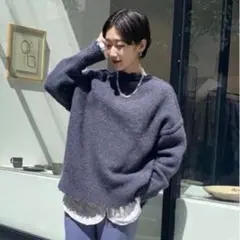 最終SALE TODAYFUL ニット 2way ダメージ加工　トゥデイフル　冬