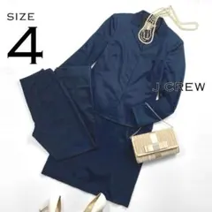 J.CREWジェイクルー ストレッチコットン比翼ジャケット三点セットアップスーツ