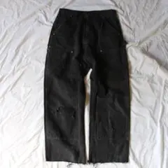 神個体 Carhartt ダブルニー ペインターパンツ BLK usa製 雰囲気