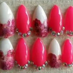 ♥Radyリゾフラ柄ネイル♥