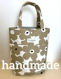ハンドメイドトートバッグ　縦型