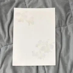 昭和レトロ 花模様の便箋 便箋 手紙