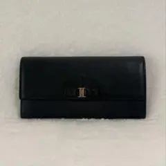 フェラガモ★長財布★レザー★ヴァラリボン★黒系★美品のサムネイル
