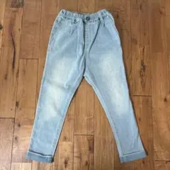 デビロック ブルー ストレッチデニムパンツ　120cmのサムネイル