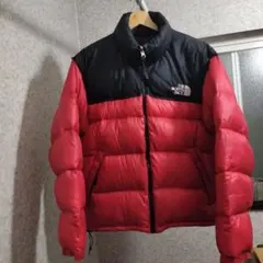 THE NORTH FACE 　ヌプシダウンジャケット 赤黒