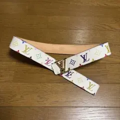 LOUIS VUITTONマルチカラーベルト80