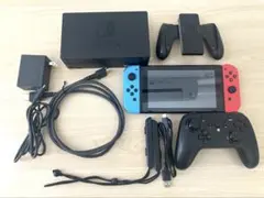 【2021年製】Nintendo Switch 本体 バッテリー強化版　プロコンのサムネイル