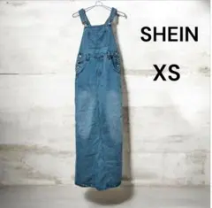 本日限定値下げ★低身長向けデニムジャンパースカート XS SHEIN ロング