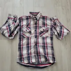 Alcarza チェック柄 フランネルシャツ M