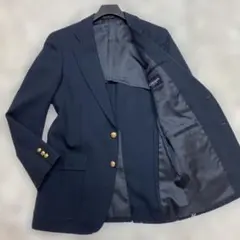 極美品 ニューヨーカー テーラードジャケット 金ボタン 紺色 Mサイズ