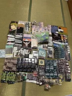 鬼滅の刃 鬼集結くじ S賞 アクスタ 缶バッジ他 大量セット 黒死牟 無惨