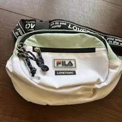 FILA LOVETOXIC ボディバッグ ホワイト/ミント　女児　3way