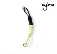 ajew エジューCoil strap / black×yellow ストラップ