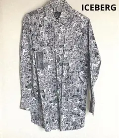 アイスバーグ　ICEBERG ザ・シンプソンズ柄　長袖シャツ