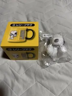 スヌーピー一番くじ レリーフマグとマスコットセット②