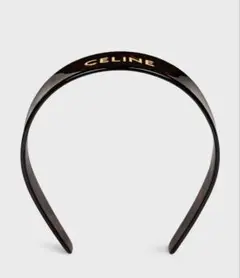 CELINE カチューシャ ブラウン・トートイズシェル - メルカリ