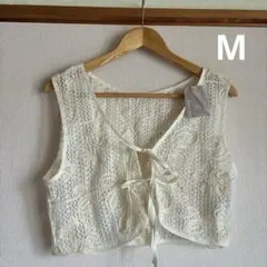 【新品】LUNACION レースベスト アイボリー Mサイズのサムネイル