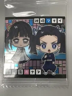 【美品】鬼滅の刃ディフォルメシールウエハース　其の三　栗花落カナヲ&神崎アオイ