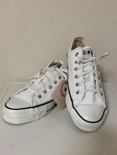 希少 極美品 90’S コンバース オールスター USA製 レザー ローカット