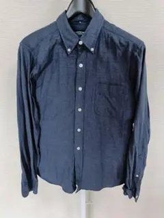 ユナイテッドアローズ　AUTHENTIC WEAR ネイビー ボタンダウンシャツ