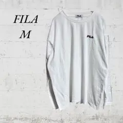 【FILA フィラ】【M】レディースロンT 長袖　シンプル　運動　ラフ　普段着