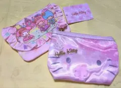 [早い物勝ち］サンリオ　ハローキティ・マイメロディ ポーチセット
