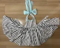 MARLMARL マールマール　エプロン　ストライプ　80-90cm