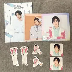 SnowMan 目黒蓮　ポートレートシリーズ　メモ帳　フレークシール