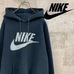 90's NIKE ナイキ ビッグロゴ　ゆるだぼ スエットパーカー　激レア