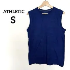 ネイビー タンクトップ【S】スポーツ　カジュアル　ユニセックス　トップス
