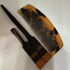 100114 アンティーク　本鼈甲　白甲　散斑　笄　かんざし　粋　カジュアル