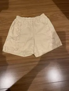 3can4on ベージュ フリル付き 半ズボン