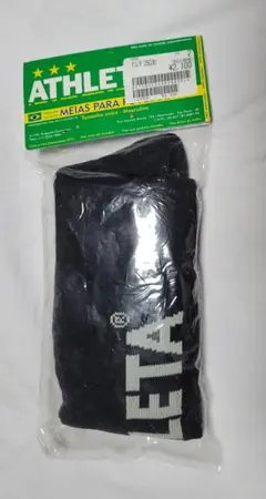 【新品】ATHLETA ブラックソックス 25cm〜27cm レアのサムネイル