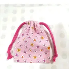 217】ハンドメイド★ミニミニ巾着袋★花柄