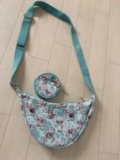スティッチ　斜めがけバッグ