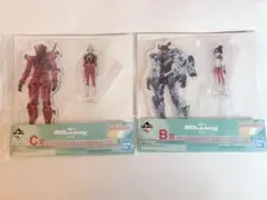 ガンダム　ジークアクス ビジュアルスタンド　B賞　 C賞　一番くじvol.2