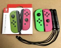 Nintendo Switch ジョイコン ネオングリーン・ネオンピンク
