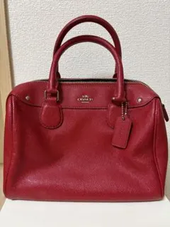 COACH ハンドバッグ レッド