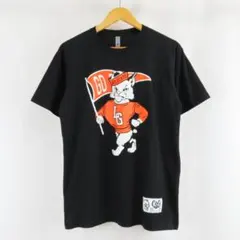 美品 WILDCATS キャット ネコ アニマル カレッジ Tシャツ M 古着