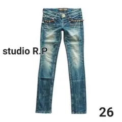 studio R.P 強めギャル ローライズ デニムパンツ へそ出し Y2K