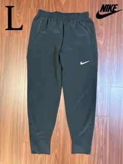 NIKE ナイキ ナイロンパンツ L ブラック スウッシュ DRI-FIT