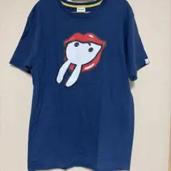 美品中古着/半袖Tシャツ/CUNE キューン/白いうさぎ/パロディ/シュールのサムネイル