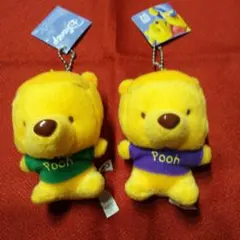ディズニー　くまのプーさん　2セット
キーチェーンフィギュア
タグ付き