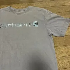 Carhartt カモフラロゴ Tシャツ グレーのサムネイル